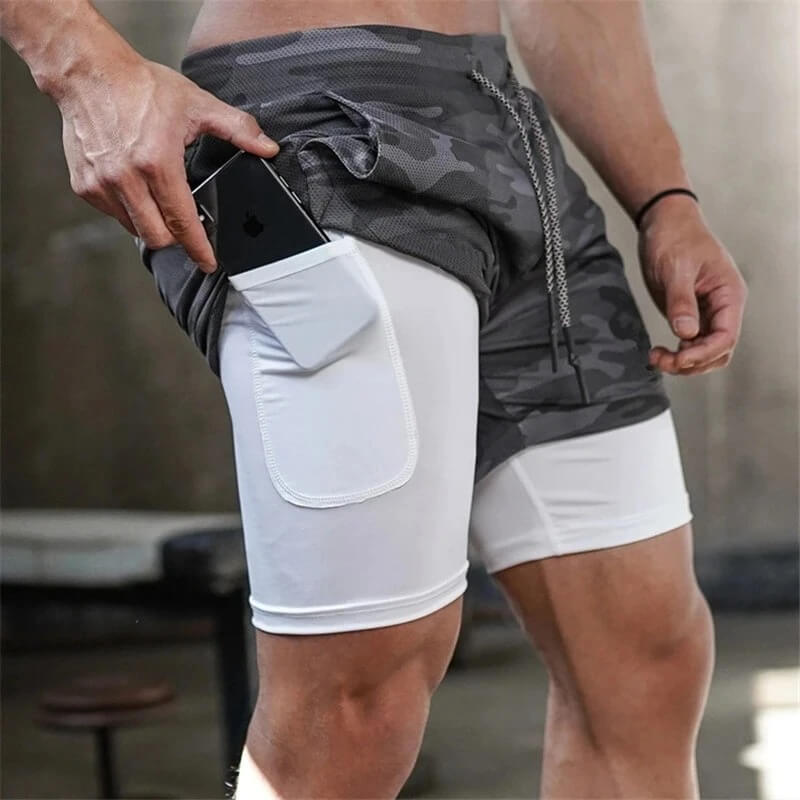 Shorts 2 em 1 para Exercícios