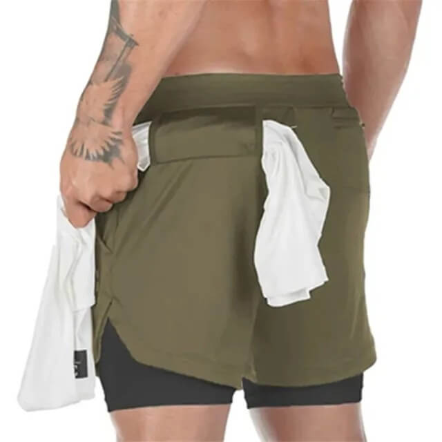 Shorts 2 em 1 para Exercícios